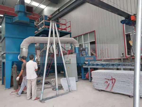 貴州石材拋丸機,荔枝面拋毛機從哪里購買？多少錢一臺設備？