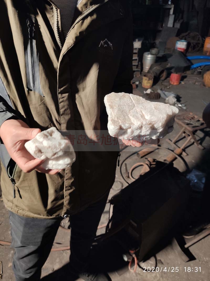 經過拋丸機清理后石材的效果